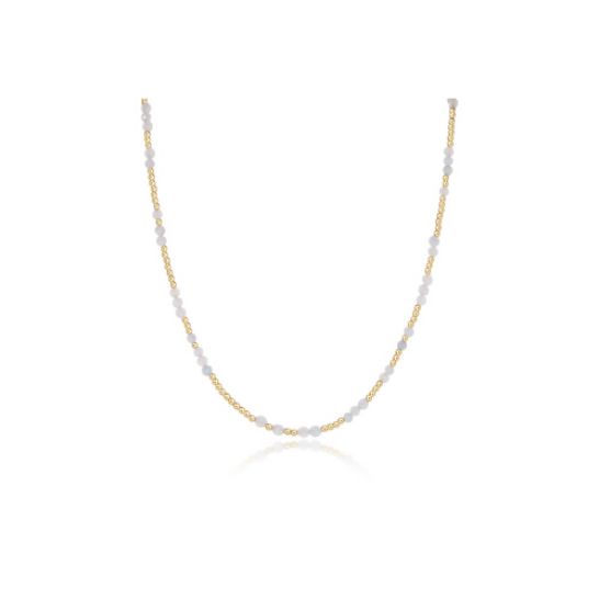 15&quot; Choker Hope Unwritten Gemstone - Aquamarine