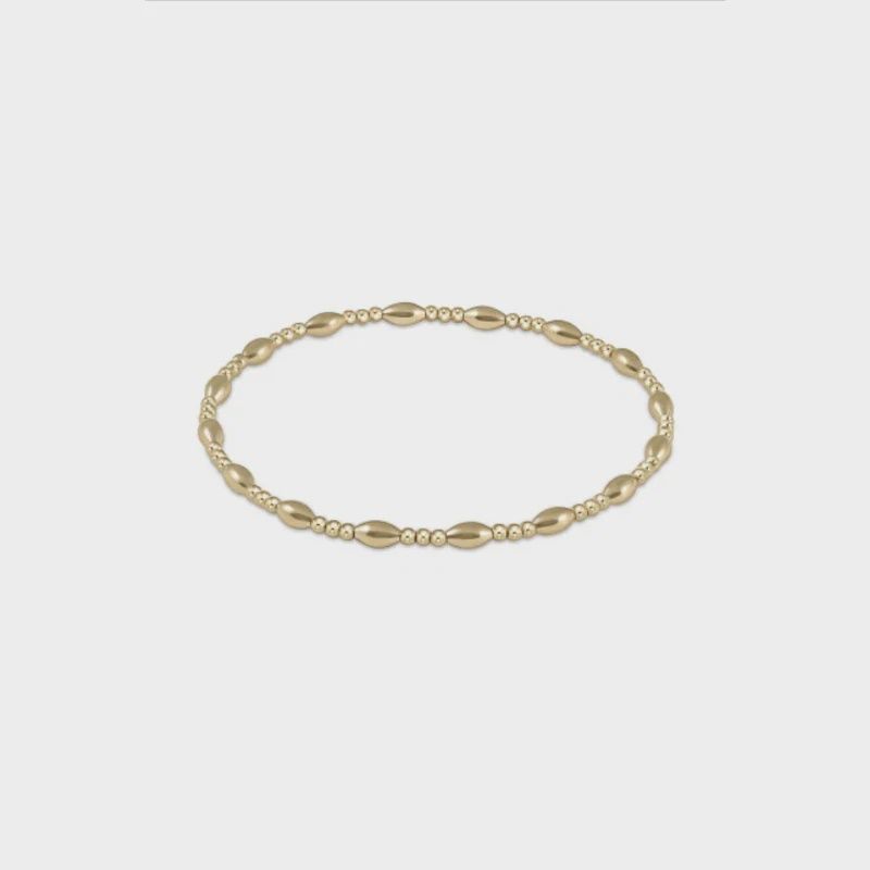 Harmony Grateful Pattern 2mm Bead Bracelet