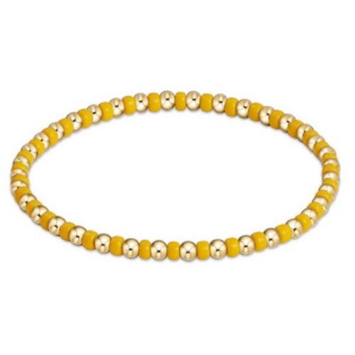 Gameday Hope Grateful Bracelet - Golden Yellow