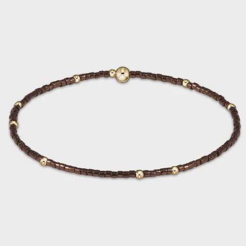 Hope Unwritten Bracelet - Metallic Bronze
