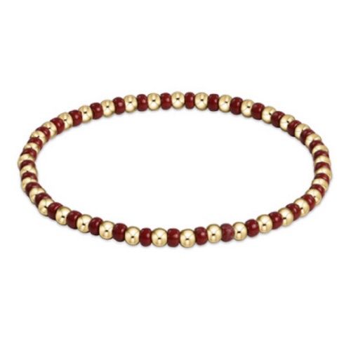 Gameday Hope Grateful Bracelet - Wine