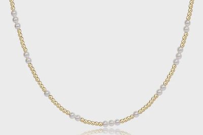 Choker Beaded - Hope Unwritten Pearl 3mm