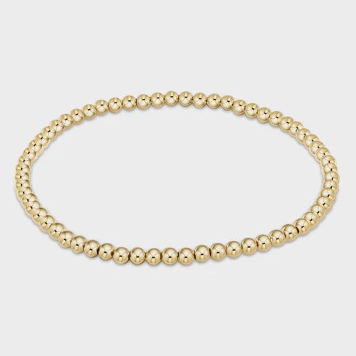 Classic Gold 3mm Bead Bracelet
