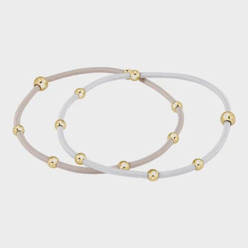 &quot;e&quot;ssentials Bracelet Stack of 2 -  Dove