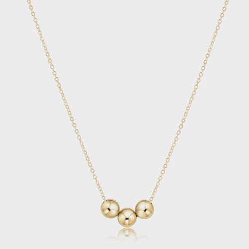 16&quot; Necklace Gold - Joy 6mm