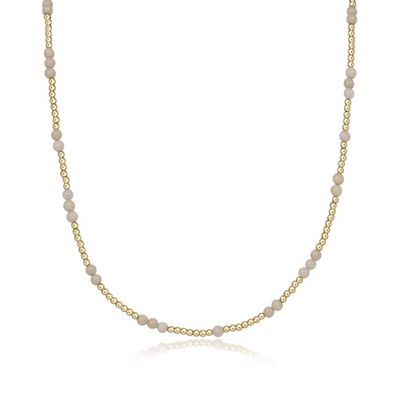 15" Choker Hope Unwritten Gemstone - Riverstone
