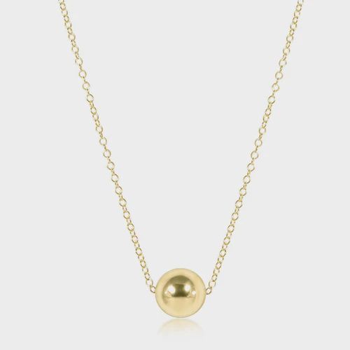 16&quot; Necklace Gold - Classic 8mm Gold