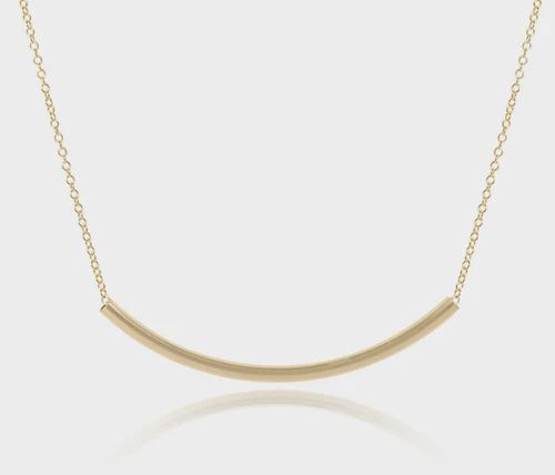 16&quot; necklace gold - bliss bar gold