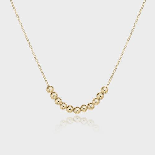 16&quot; Necklace Gold - Classic Beaded Bliss