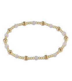 Dignity Sincerity Pattern 4mm Bead Bracelet - Moonstone