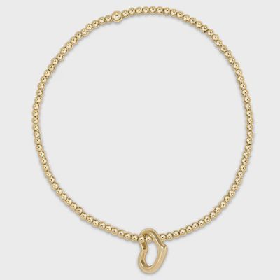 Extends Classic Gold 2.5mm Bracelet - Love Gold Charm