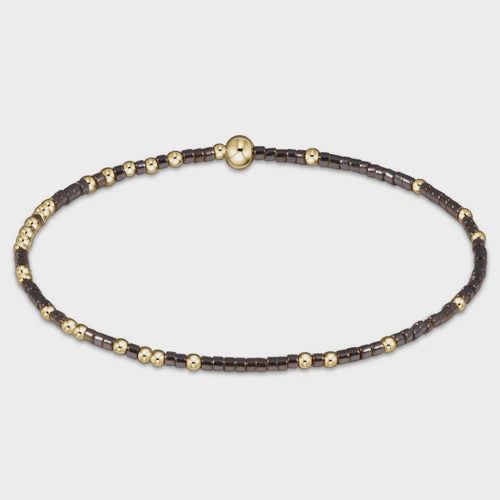 Hope Unwritten Bracelet - Metallic Gunmetal