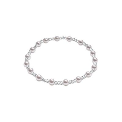 Sincerity Pearl 4mm Sterling Bracelet