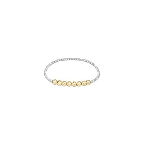 Classic Beaded Bliss 2.5mm Bead Bracelet - 5mm - Mixed Metal
