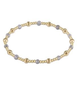 Dignity Sincerity Pattern 4mm Bead Bracelet - Labradorite