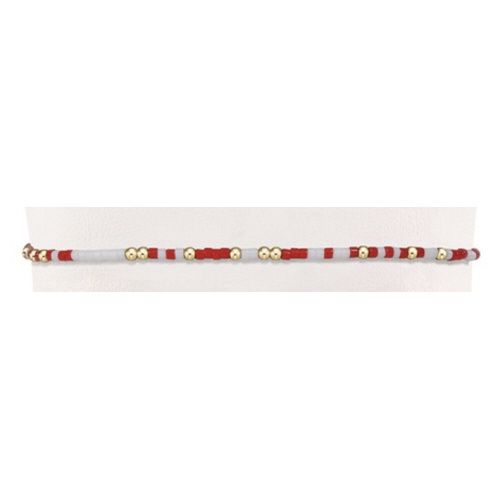 Gameday Hope Unwritten Bracelet - Bright Red-White