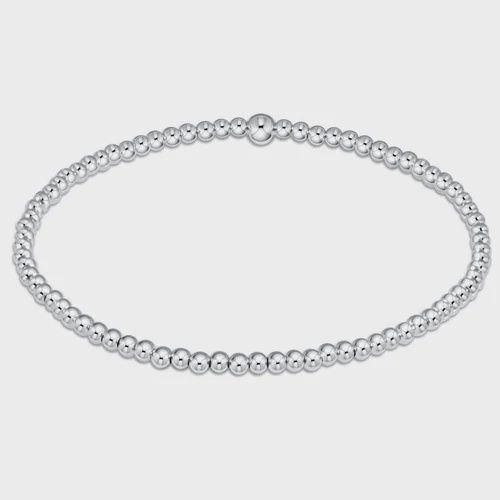 Classic Sterling 2.5mm Bead Bracelet