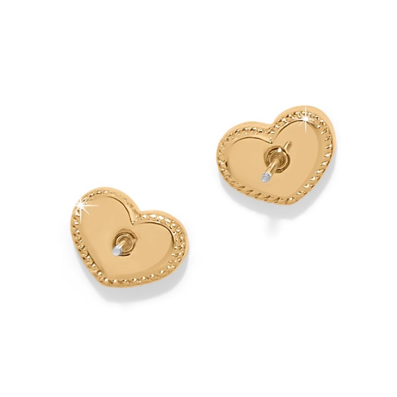 Illumina Celeste Heart Post Earrings-Gold