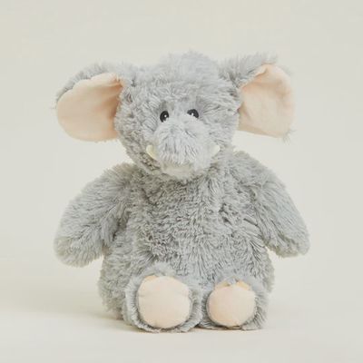 Warmies Gray Elephant Microwavable Plush – French Lavender Scented