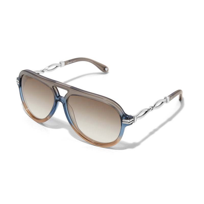 Interlok Twist Aviator Sunglasses