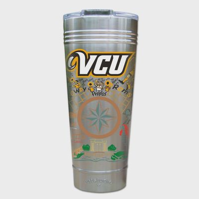 VCU Rams 24oz Triple-Wall Thermal Tumbler with Magnetic Lid