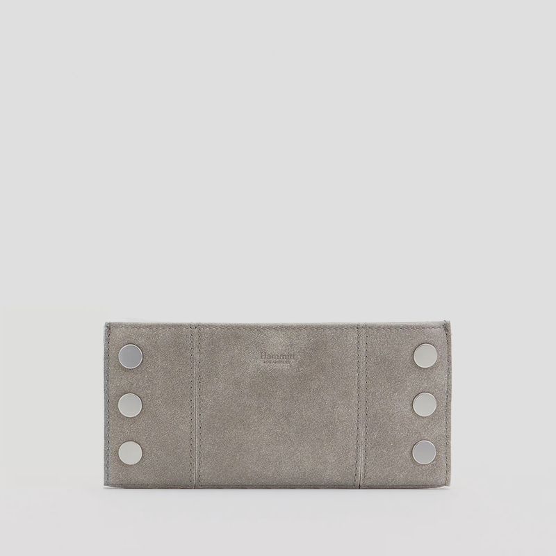 110 North Wallet - Pewter/Brushed Silver