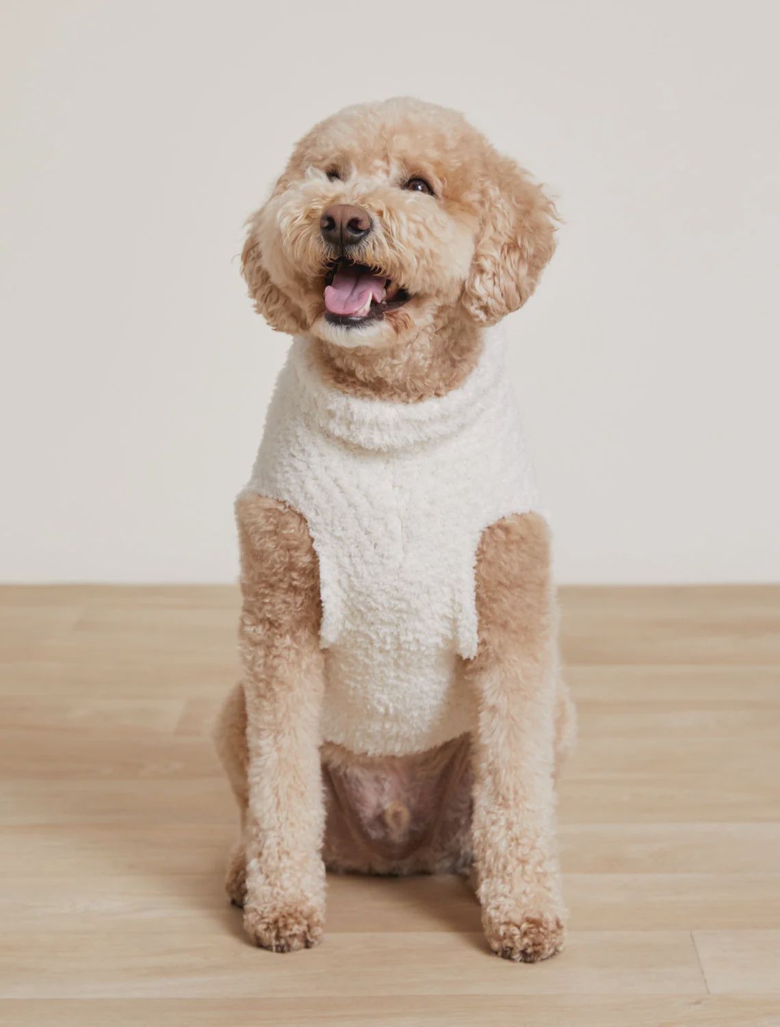CozyChic® Honeycomb Pet Sweater - Cream
