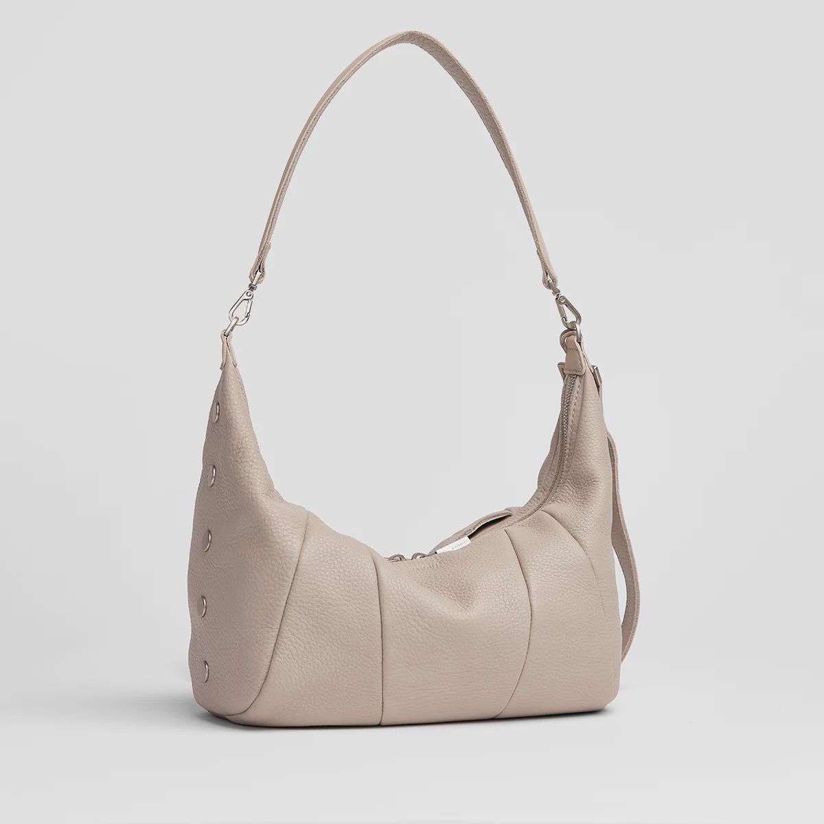 Morgan Crossbody - Paved Grey/Brushed Silver