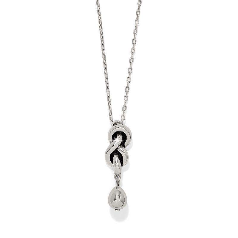 Interlok Single Knot Drop Necklace