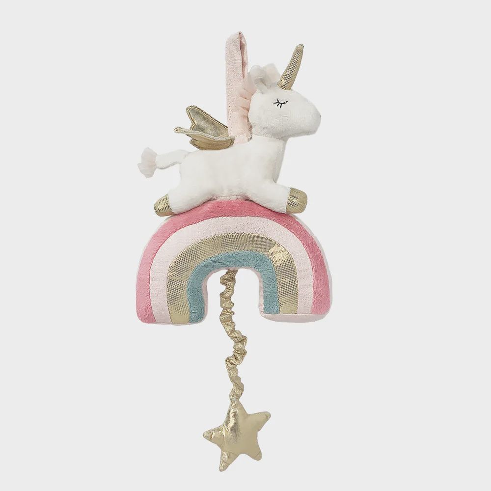 PLUSH RAINBOW UNICORN MUSIC MOBILE