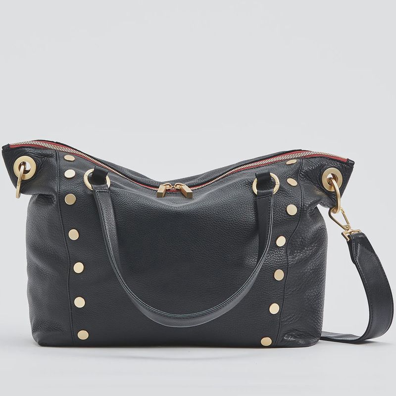 Daniel Large - Black/Brushed Gold Red Zip