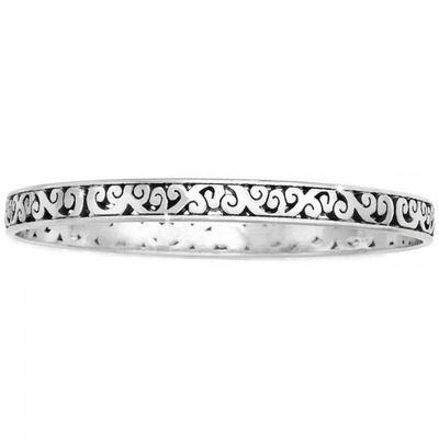Uluwatu Narrow Bangle - Silver