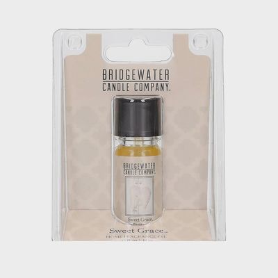 Bridgewater Candle Sweet Grace flameless home fragrance oil bottle on neutral background