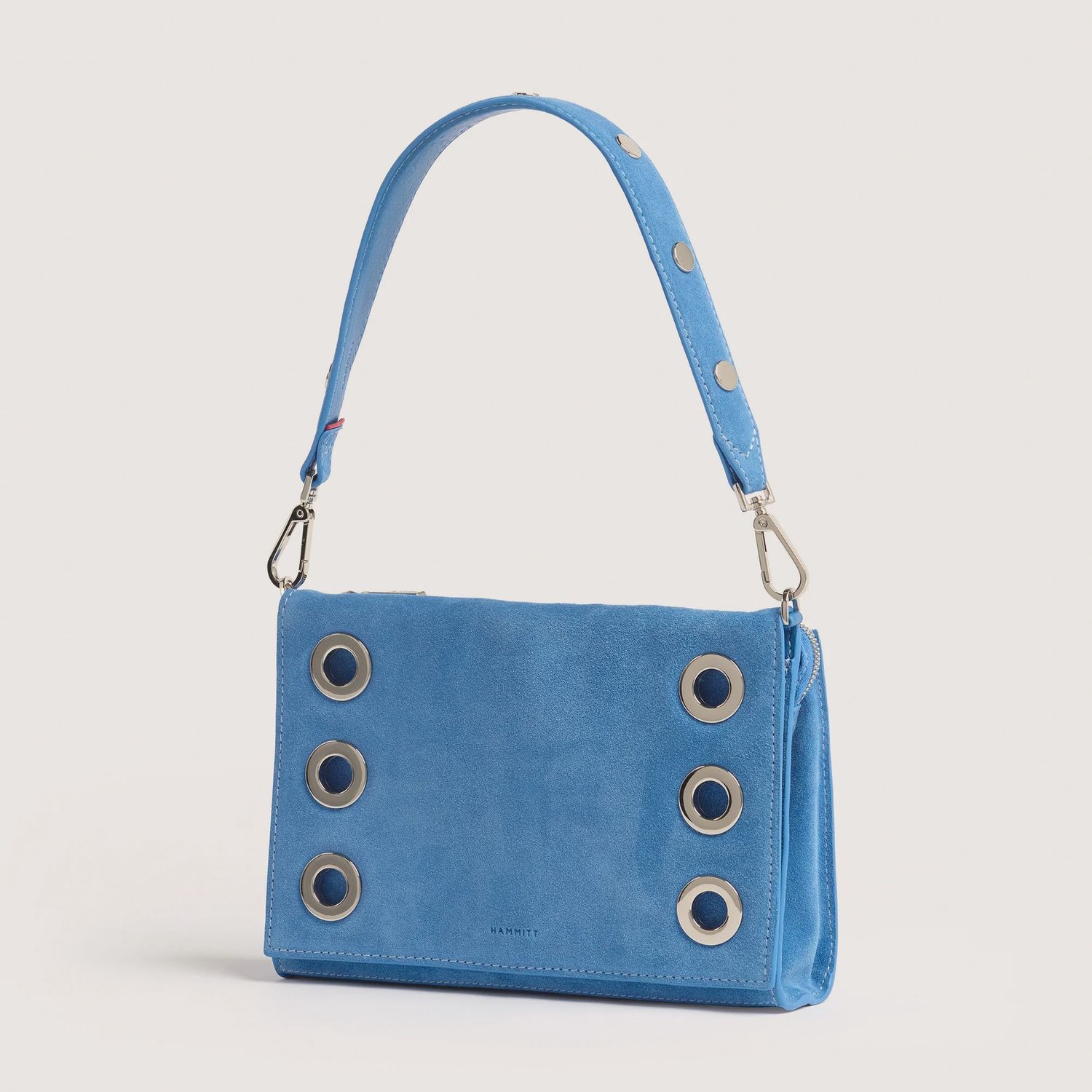 Montana Clutch Sml Hydrangea Suede/Silver