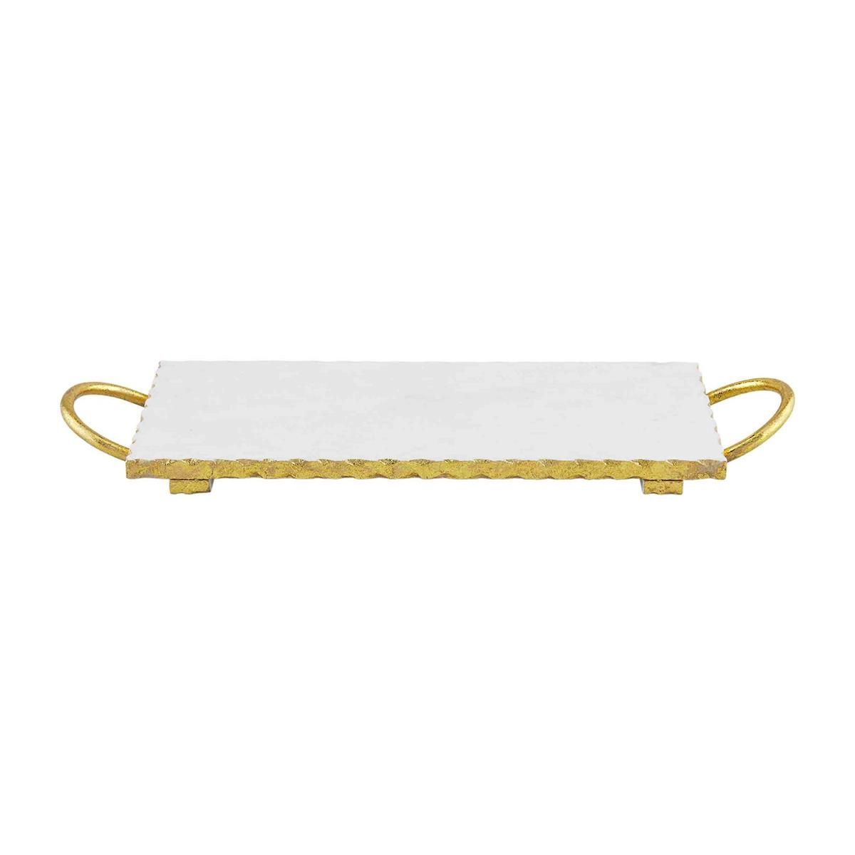 Gold &amp; Marble Board With Handles