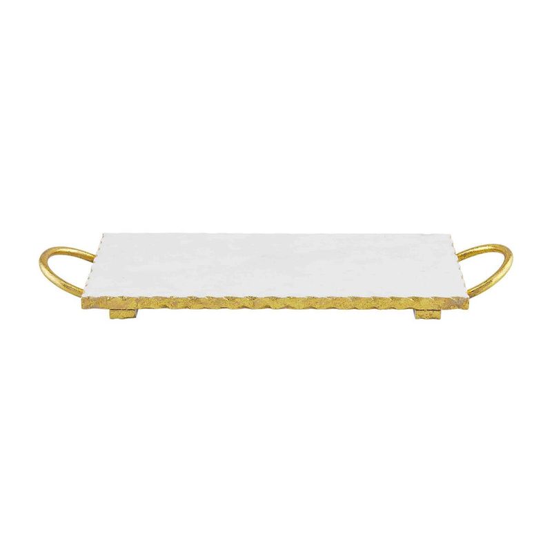 Gold &amp; Marble Board With Handles