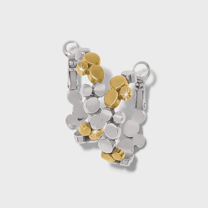 Pebble Edge Small Hoop Earrings