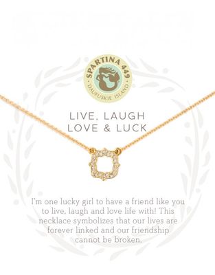 Sea La Vie Necklace Luck/Quatrefoil
