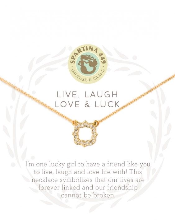 Sea La Vie Necklace Luck/Quatrefoil
