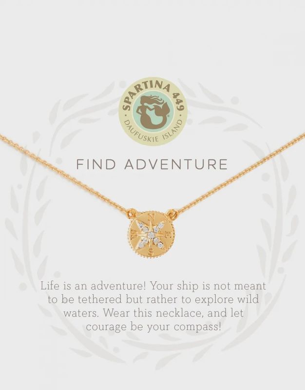 Sea La Vie Necklace Adventure/Compass