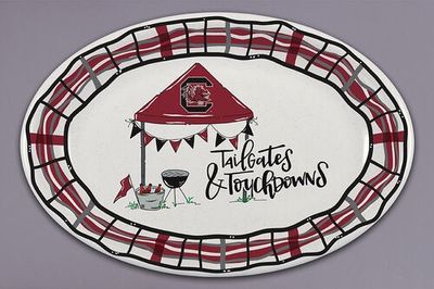 University of South Carolina BBQ Oval Platter 18x12