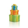 Nora Fleming They're All For You Birthday Mini collectible on a neutral background, ceramic accent piece with decorative birthday design.