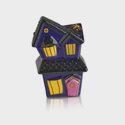 Nora Fleming Spooky Spaces Haunted House Halloween mini ornament on neutral background