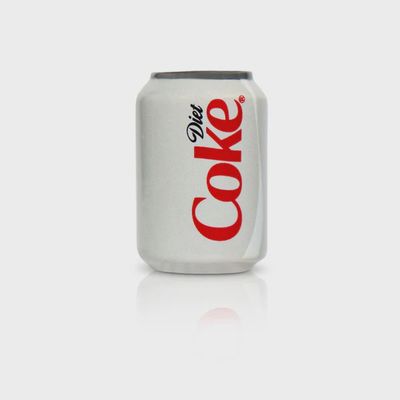 Nora Fleming Diet Coke can decorative mini collectible shown against a white background in studio lighting