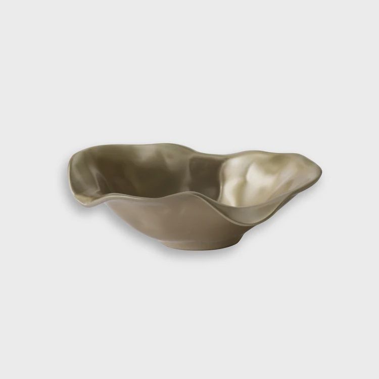 SIERRA MODERN Maia Small Oval Bowl (Gold)