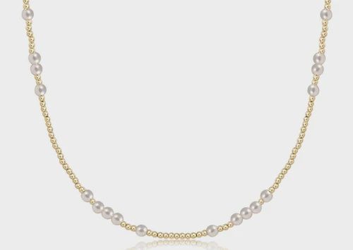 17&quot; Choker Hope Unwritten - Pearl 4mm