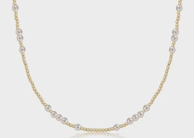 Choker Beaded - Hope Unwritten Pearl 4mm