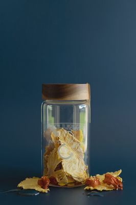 Spicy Rita Pineapple Habanero Cocktail Infusion Kit by Infuse &amp; Booze displayed on white background, showing bottle and ingredients