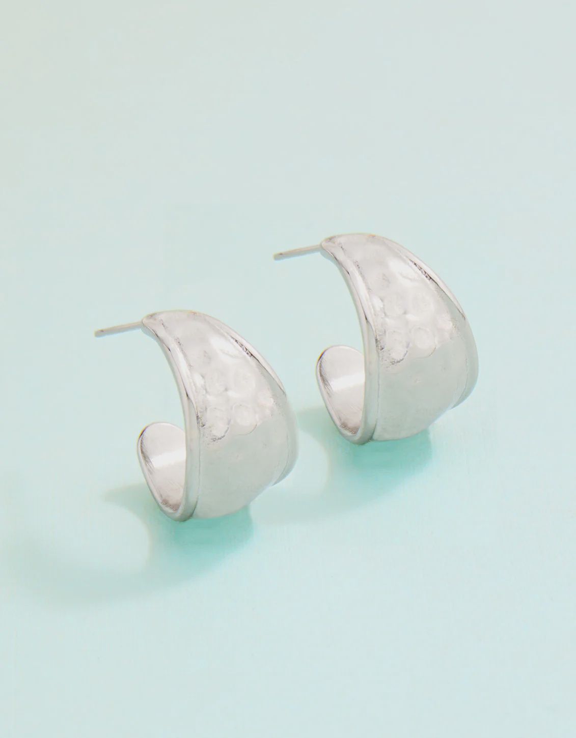 SP Hawser Hoop Earrings SIL