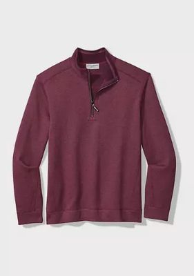 Flip Coast Half Zip - Pinot Noir Heather